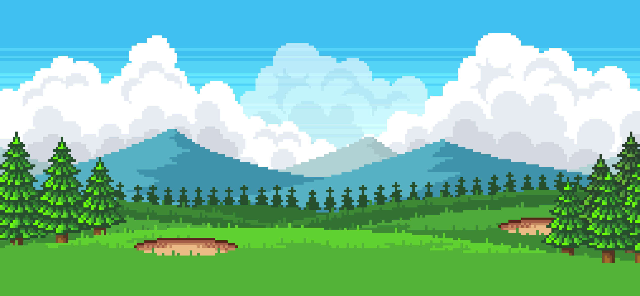 Golf field background